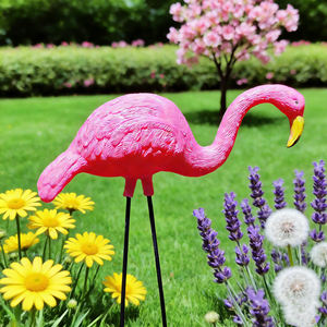 Modèle d'animal en plastique moulé par soufflage - Flamant rose rouge - Product Image 4