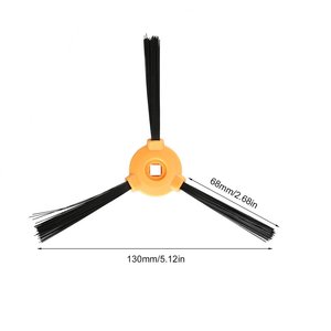 แปรงด้านข้างหุ่นยนต์ดูดฝุ่นอีโคแวคส์แปรงทำความสะอาดคาร์บอนขนาด 130 มม. สำหรับ N79 N79S DN620 DN500 - Product Image 1