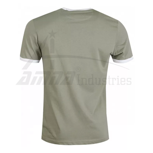 เสื้อยืดผ้าฝ้ายผสมโพลีเอสเตอร์ราคาถูกสำหรับผู้ชาย ผลิตในปากีสถาน เสื้อยืดคุณภาพสูงแขนสั้น - Product Image 6