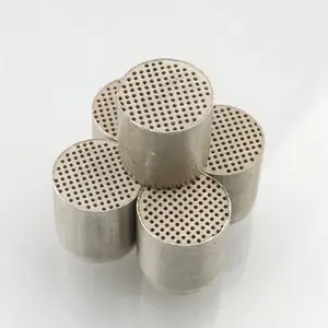 Válvulas de escape de aço respirável porosas para molde de sopro, peças de molde com furo de 0,2 mm e 0,3 mm, tampões de escape