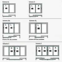 Ventana Corredera Horizontal Moderna de Aluminio con Aislamiento Térmico y Mosquitera Magnética para Uso en Exteriores y Cocina, Marco de Aleación de Aluminio