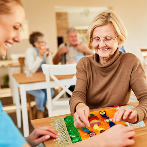 Nouveaux jouets sensoriels pour les patients atteints de la maladie d'Alzheimer, soulagement de l'anxiété, aide thérapeutique pour l'autisme, jouets sensoriels pour les activités de la démence, coussin sensoriel pour les bras - Product Image 4