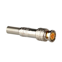 Connecteur BNC pour système de vidéosurveillance, connecteur mâle sans soudure, vis à ruban, coaxial RG59 pour caméra de vidéosurveillance