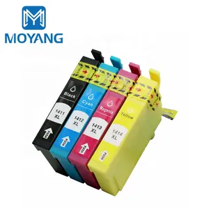 MoYang Compatible Pour EPSON T1411-4 cartouche d'encre Stylet ME32/320/330/350/535/560W/620F Main-d 'Œuvre WF-3011/7511/7521 Imprimante
