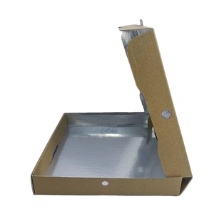Caja <span class=keywords><strong>de</strong></span> <span class=keywords><strong>Pizza</strong></span> Rígida Desechable Ecológica con Forma Personalizada, Impresión a Cuatro Colores <span class=keywords><strong>de</strong></span> Marca |   Reciclable y Biodegradable - Product Image 2