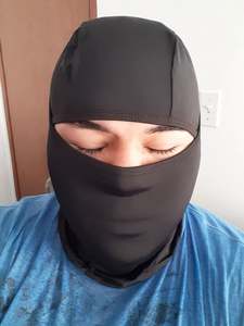 Pasamontañas Negro Personalizado para Esquí y Motociclismo Deportivo, 100% Acrílico, Impresión por Sublimación, Uso en 4 Estaciones, Unisex - Product Image 6