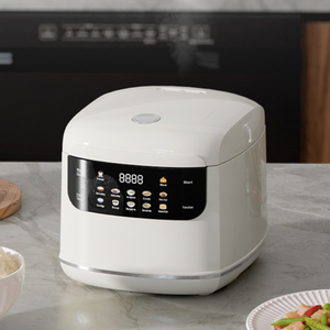 Olla <span class=keywords><strong>Arrocera</strong></span> Eléctrica Multifuncional 110V 220V, Olla Antiadherente, para 1-3 Personas, Mini Cocina Eléctrica, Olla <span class=keywords><strong>Arrocera</strong></span> Inteligente con Vaporera, 2L - Product Image 1