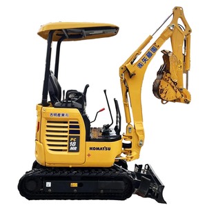 Mini-excavatrice Komatsu PC-18MR d'occasion de haute qualité, 1,8 tonne, godet de 0,12 m, prix bas, accessoire tarière - Product Image 6