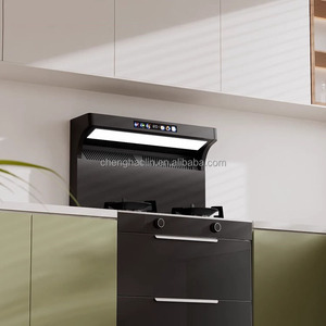 Cucina Integrata a Risparmio Energetico con Accensione Elettronica a Impulsi, Cappa Integrata, Fornello Elettrico e Forno Elettrico Incorporato - Product Image 2