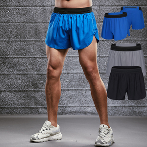 Pantalones Cortos Deportivos 2 en 1 para Hombre, de Secado Rápido, para Entrenamiento y Running, Doble Capa, con Forro, para Gimnasio - Product Image 1
