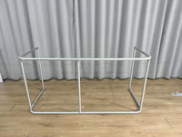Soporte de Ropa Portátil Semicircular con Recubrimiento en Polvo Reciclable AL-P01 con Logotipo Personalizado OEM, Fácil de Montar, para Cabina de DJ en Bodas
