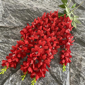 All'ingrosso 5 forchette di seta artificiale glicine appeso narcisi fiori per decorazione del soffitto - Product Image 2