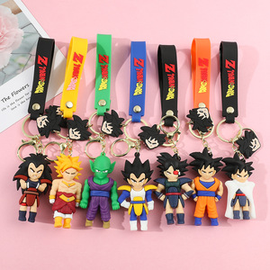 Vente en gros de <span class=keywords><strong>porte</strong></span>-clés en PVC 3D, accessoires mignons de dessins animés, <span class=keywords><strong>porte</strong></span>-clés Son <span class=keywords><strong>Goku</strong></span> - Product Image 2