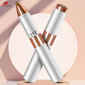 Afeitadora Eléctrica Portátil Recargable 2 en 1 de Doble Cabezal, Recortadora de Cejas y Vello Facial, Dispositivo de Depilación GZ RTS, Pedido Mixto al por Mayor - Product Image 1