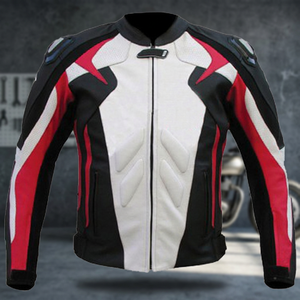 Chaqueta de Motociclista de Cuero para Hombre, Estilo Retro, Talla Grande, Transpirable y de Secado Rápido - Product Image 3