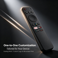 Télécommande IR personnalisée à 16 touches RCT7016 avec boutons en silicone, double protocole pour barre de son, Android Box, OEM, ODM