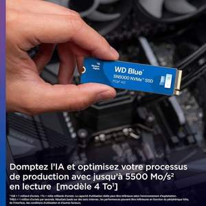 WD Blue SN5000 1TB 16Gb/s M.2 2280 ใหม่ ความเร็ว 4,150 MB/s ฮาร์ดไดรฟ์แบบโซลิดสเตทภายในสำหรับแล็ปท็อป - Product Image 5