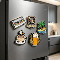 Magnet Kulkas Cetak Die Struck, Hiasan Magnet Kulkas, Penutup Magnet Kulkas