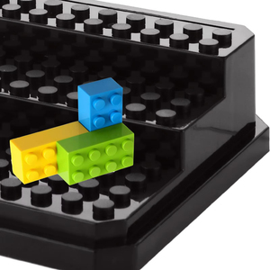 กล่องแสดงของเล่นบล็อกตัวต่อขนาดเล็กทำจากอะคริลิควางซ้อนกันได้และกันฝุ่นสำหรับเลโก้ - Product Image 5