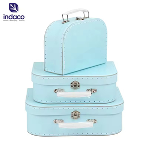 Paper Candy Toy Suitcase <b>Empty</b> <b>Box</b> <b>for</b> Chocolate Children Carton <b>Box</b> with Handle - Product Image 4