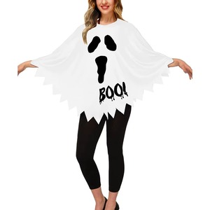Camisetas Elegantes con Diseño de Castillo de Calabazas de Halloween, Estilo Casual, para Disfraces, Fiestas, Cosplay, Sublimación, Logotipo Personalizado - Product Image 5