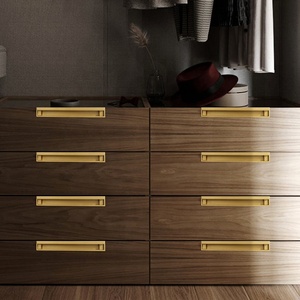 Einfacher Schubladen griff des Herstellers Schrank türgriff Zink Moderner minimalisti scher quadratischer versteckter langer Griff - Product Image 6