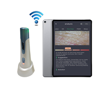 Microscope numérique WiFi pour dermatologues, détecteur sans fil, analyseur de peau compatible avec iPhone, iPad, Android