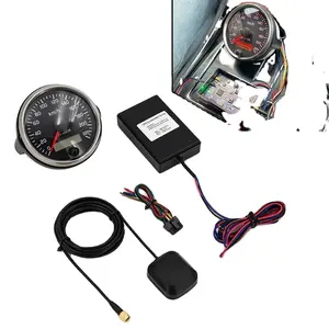 85Mm GPS Máy Đo Tốc Độ 12V/24V Phổ 220Km/H Và Màn Hình LCD 2 Trong 1 Tốc Độ Hiển Thị Meter Đối Với Xe Xe Tải SUV 9-32V