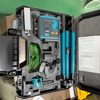 Instrument de projection 12/16 lignes, niveau laser vert haute précision à nivellement automatique, niveau laser précis alimenté par batterie