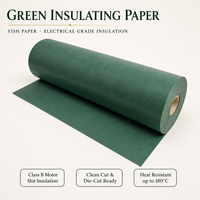 Feuille de papier personnalisée en orge des Highlands pour isolation de transformateurs et batteries au lithium, résistante à l'huile, épaisseur 0,2-2,0 mm