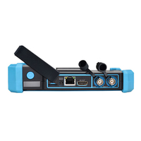 Testeur de caméra de sécurité 4K IPC multifonction 8MP analogique TVI CVI AHD CVBS avec test de câble réseau et moniteur de point de rupture TDR