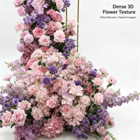 Artificial Waterfall Flower Row for Wfedding Banquet Birthday Party Centerpiece Engagement Stage Decor Trailing Table Floral