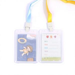 Funda Protectora Vertical <span class=keywords><strong>de</strong></span> Plástico Rígido <span class=keywords><strong>para</strong></span> Tarjetas FOSKA, Porta Tarjetas <span class=keywords><strong>de</strong></span> Crucero con Ventana Transparente <span class=keywords><strong>de</strong></span> Doble Cara <span class=keywords><strong>para</strong></span> Suministros <span class=keywords><strong>de</strong></span> Oficina - Product Image 1