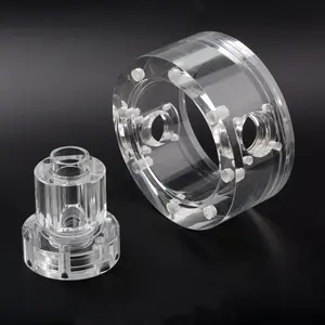 Acrílico CNC Fresagem Peças Transparente China Cnc Usinagem Peças Industriais Precisão Personalizado Torneamento Fresagem Máquina Acrílica 7