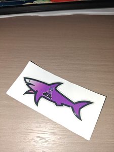 Autocollant Requin 2026 JUL, Autocollant Décoratif Imperméable de Dessin Animé, Autocollant Requin CP Gertrude, Vente en Gros - Product Image 5