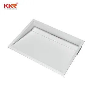 Solid surface under counter mount sinks for both kitchen and bath vanities