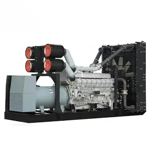 Hotel/School/High Way Use 1800RMP Mitsubishi Engine Portable Generator 540KW-2050KW Stable Performance Water Cooled Genset