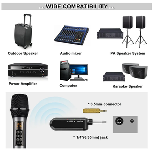 Hot Selling Karaoke Microfoon Draadloze Handheld Zangapparaat Echo En Kanaal Aangepaste Plastic Oplaadbare Microfoon - Product Image 4
