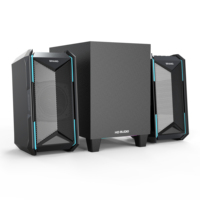 2025 vente en gros usine rvb haut-parleur de jeu coloré Portable USB filaire Subwoofer haut-parleur d'ordinateur Rechargeable