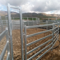 Panel de Corral Portátil para Ganado, Valla Metálica Resistente para Manejo y Gestión de Ganado en Ranchos