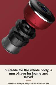 Портативный электрический набор для баночного массажа Yoosen с красным светом – 12 режимов и таймер, 8 банок для массажа тела и лимфатической системы - Product Image 4