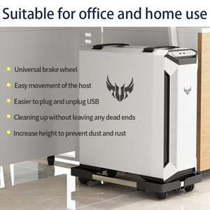 ขาตั้งเคสคอมพิวเตอร์: ฐานหมุนอเนกประสงค์พับเก็บได้พร้อมล้อสำหรับบ้านและสำนักงาน - Product Image 4