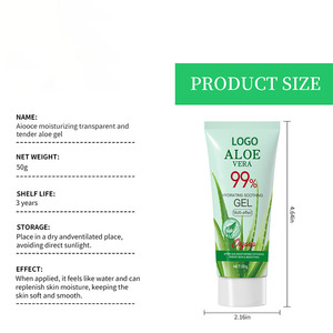 Vente en gros d'usine - Soins du visage - Gel d'<span class=keywords><strong>aloe</strong></span> <span class=keywords><strong>vera</strong></span> naturel biologique réparateur pur à 99% - Crème hydratante apaisante et éclaircissante pour <span class=keywords><strong>la</strong></span> <span class=keywords><strong>peau</strong></span> et le corps - Product Image 2