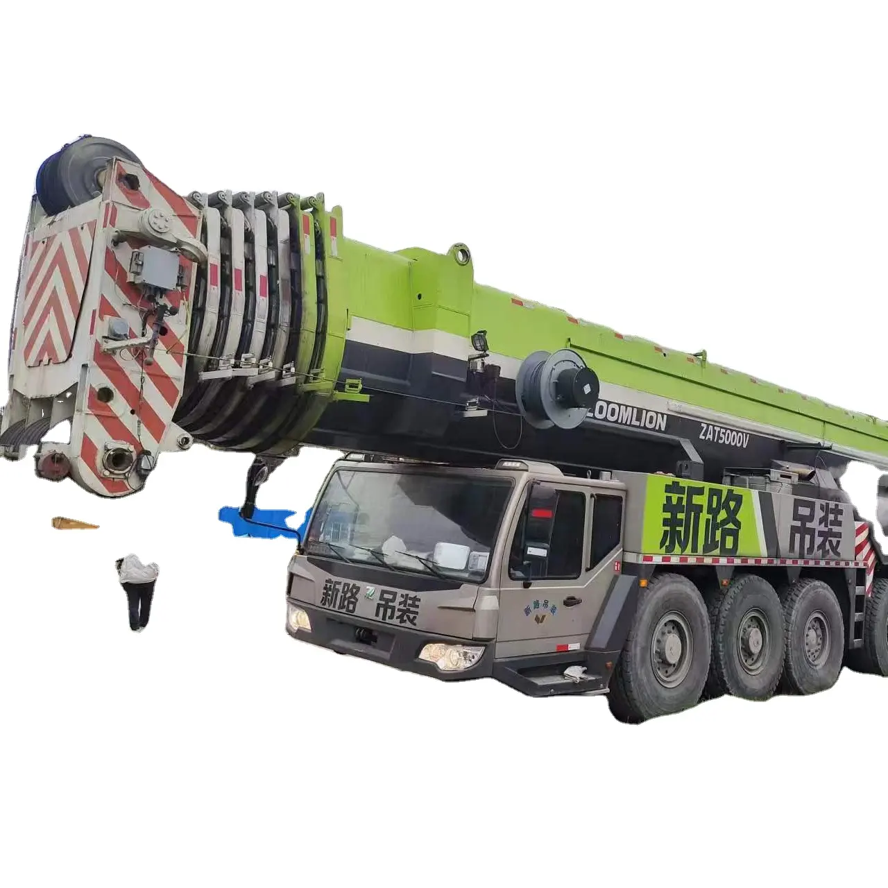 Zoomlion 500Ton used truck crane construction equipment used crane on sale full configuration plus auxiliary arm with good condi