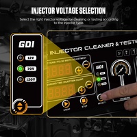 AUTOOL CT400 GDI EFI FEI Nettoyeur et testeur d'injecteurs de carburant piézoélectriques 6 cylindres pour voiture