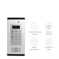 Interphone d'Appartement Sans Fil 4G GSM Très Vendu, Multiples Méthodes de Déverrouillage, Interphone GSM RFID, Ouvre-Porte Sans Fil Accès