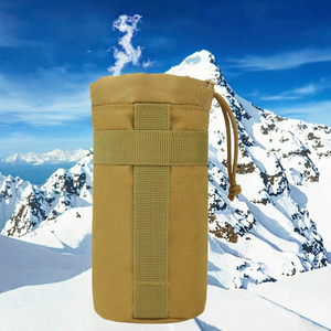 BEARKY Molle Sport Tool Travel Multifunctional Portable Camping Tactical 2L Polyester <b>Mini</b> Hot Water Bottle Pouch Bag - Product Image 3