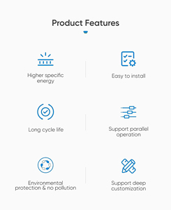 HighCostperformance CE IP54 8000Cycles HomeSolar for SolarEnergyStorageBattery 5KWH Rcdf-hy-001 Tool-free Quick Assembly & Wall/ - Product Image 2