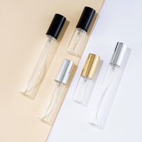 Parfum de luxe décantation 2ml 3ml 5ml 10ml testeur de voyage rechargeable atomiseur de parfum mini flacon en verre avec pulvérisateur doré