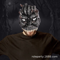 Masque d'Halloween personnalisé en mousse PU 3D, motif esprit d'arbre, pour fête, carnaval, bal, décoration, Chine, 22*23cm